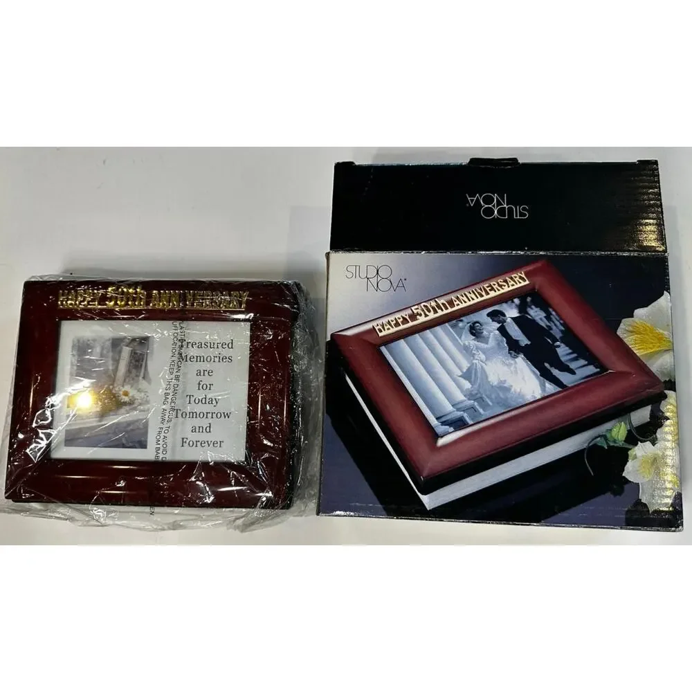 Studio Nova Happy 50th Anniversary Photo Album Photo Frame Anniversary Gift